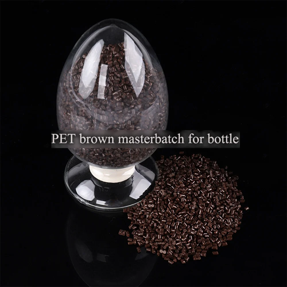 Masterbatch PET ambré foncé